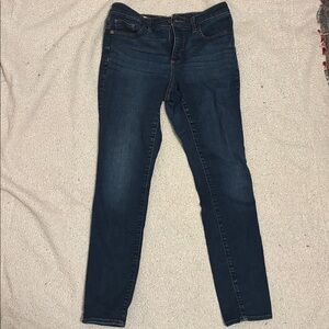 Universal Thread High Rise Skinny Jeans - Dark Blue